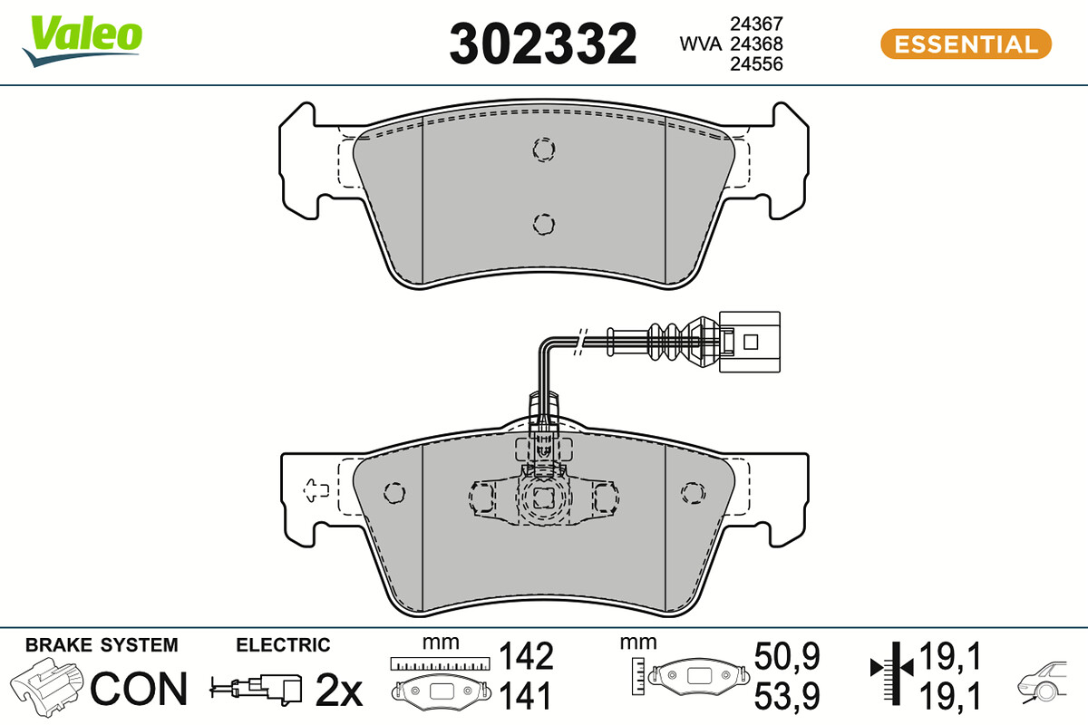 BRAKE PADS FIRST VW TOUAREG 01.03 11.06